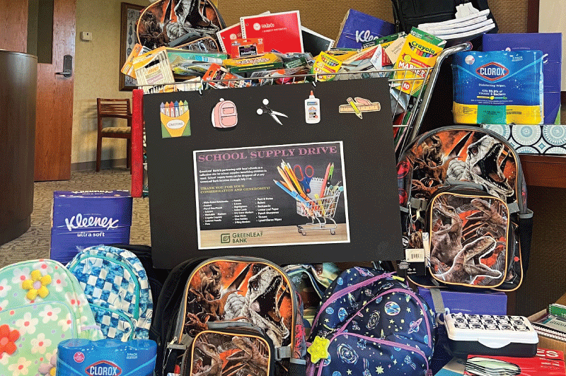 Drive assists area students with school supplies.